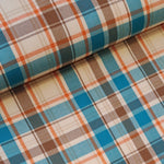 Hard wearing because of the blend between polyester and viscose.  Machine washable and crease resistant - suitable for clothing, kilts, trousers and suits and also for interior products such as curtains and cushions. This is the Classic Country looking fashion plaid.Sold in half metre increments at Fabric Focus.