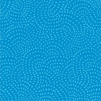 Twist is a modern blender cotton fabric from Dashwood studios with small spots available in many striking shades. This being the Cyan blue colourway. Available in store and online at Fabric Focus Edinburgh.