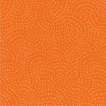 Twist is a modern blender cotton fabric from Dashwood studios with small spots available in many striking shades. This being the orange Pumpkin colourway. Available in store and online at Fabric Focus Edinburgh.