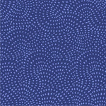 Twist is a modern blender cotton fabric from Dashwood studios with small spots available in many striking shades. This being the Royal blue colourway. Available in store and online at Fabric Focus Edinburgh.