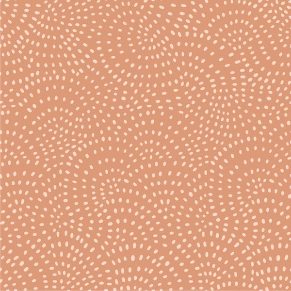 Twist is a modern blender cotton fabric from Dashwood studios with small spots available in many striking shades. This being the blush Creme colourway. Available in store and online at Fabric Focus Edinburgh.