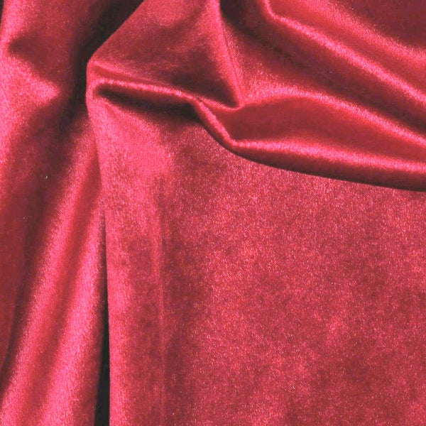Luxury Polyester Velvet - Red