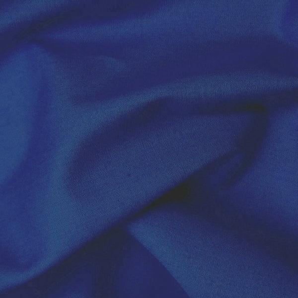 Cotton Poplin - Royal Blue. Fabric Focus