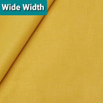 Wide Width Backing Fabric. ochre. 300 cm wide. Fabric Focus