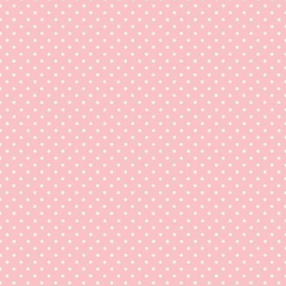 spots baby pink. 100% cotton. Fabric Focus