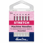 Sewing Machine Needles. Stretch assorted size. Fabric Focus