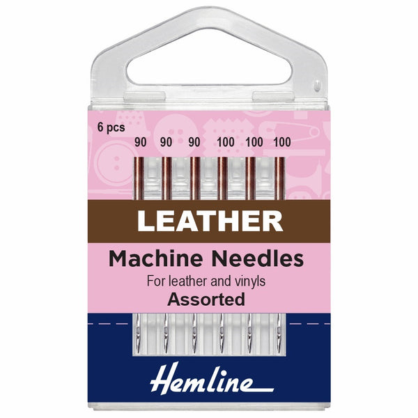 Sewing Machine Needles. Leather assorted size. Fabric Focus
