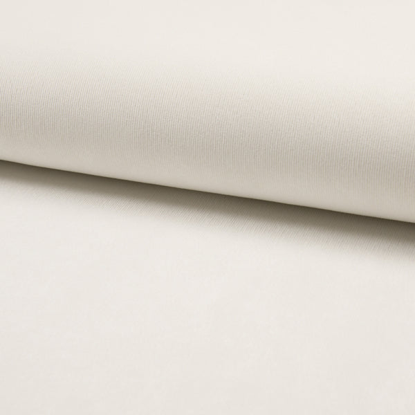 Stretch corduroy in a winter white colourway. This and other colours available to buy in store and online at Fabric Focus Edinburgh.