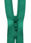 YKK dress zip. 540 bright green. various size lengths. Fabric Focus