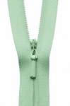 YKK concealed zip. pale lime 531. various sizes. Fabric Focus