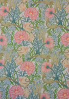  This beautiful stretch cotton fabric is a fantastic to sew with. The the ease of sewing with cotton, but the spandex content means this fabric has a one way stretch.  A striking print of pink and yellow roses on an off white background. Sold in half metre increments online and in store at Fabric Focus.