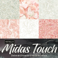 Fat Quarter Bundles.  Beautifully co-ordinated fabrics for all of your sewing projects. Each fat quarter measures approx 50cm x 56cm. Great for cushions, bags, quilts, patchwork, dolls clothes, bunting, crafts and SEW much more! This collection features Midas Touch in the rose colourway.