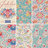 Fat Quarter Bundles.  Beautifully co-ordinated fabrics for all of your sewing projects. Each fat quarter measures approx 45cm x 56cm. Great for cushions, bags, quilts, patchwork, dolls clothes, bunting, crafts and SEW much more This collection features Jubilee by Tilda. 20 individual fat quarters