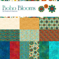 Beautifully co-ordinated fabrics for all of your sewing projects.
Each fat quarter measures approx 50cm x 55cm. Featuring Boho Blooms from Northcott.