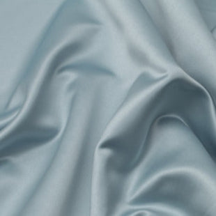 Duchess Satin fabric is a highly lustrous, smooth, very finely woven heavy non stretch satin.  This is the cool Slate colourway. Sold at Fabric Focus.