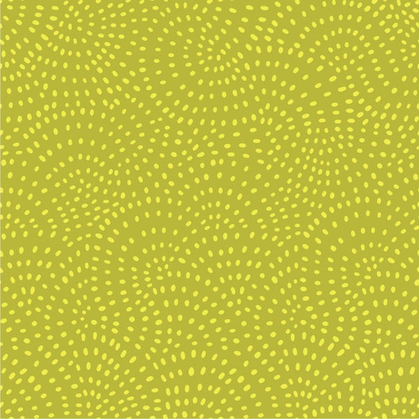 Twist is a modern blender cotton fabric from Dashwood studios with small spots available in many striking shades. This being the Apple colourway. Available in store and online at Fabric Focus Edinburgh.