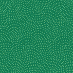 Twist is a modern blender cotton fabric from Dashwood studios with small spots available in many striking shades. This being the Forest green colourway. Available in store and online at Fabric Focus Edinburgh.