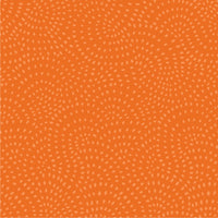 Twist is a modern blender cotton fabric from Dashwood studios with small spots available in many striking shades. This being the orange Pumpkin colourway. Available in store and online at Fabric Focus Edinburgh.