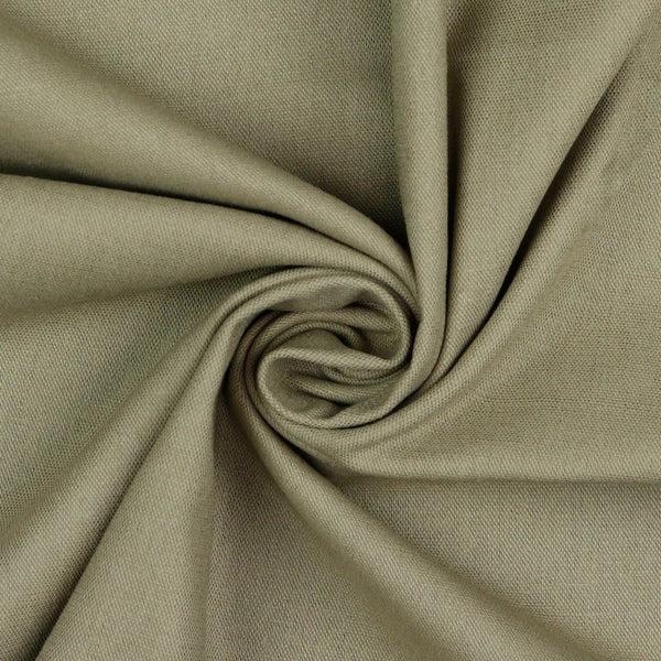 A wonderful medium dressmaking weight linen. Linen mixed with natural viscose and a hint of spandex to give a slight stretch. This being the classic taupe colourway.  Available to buy in metre increments from Fabric Focus Edinburgh. 