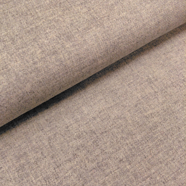 silver grey marl pure new wool fabric.