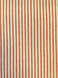Red and white striped fabric pattern