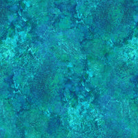 Stonehenge Gradations embodies an extensive range of basic stone textures.  The progression of colour and value in each palette can be used alone or in combination with other palettes. This being Peacock Light dark from the Peacock colour story. Available to buy in quarter metre increments at Fabric Focus.