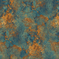Stonehenge Gradations embodies an extensive range of basic stone textures.  The progression of colour and value in each palette can be used alone or in combination with other palettes. This being Oxidized Copper Light Dark from the Oxidized Copper colour story. Available to buy in quarter metre increments at Fabric Focus.