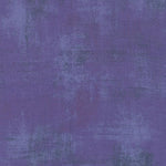 A rich purple Hyacinth grunge print. Grunge Basics from Moda Fabrics is one of our favorite blenders ever! Grunge is great for adding that little extra something to a quilt, like texture and depth.  Available in quarter metre increments at Fabric Focus.