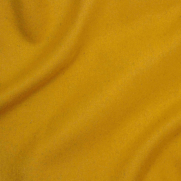 wool viscose melton on ochre yellow