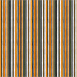 Striped fabric pattern with orange, black, and white vertical stripes on a white background