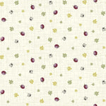 This cute range of cottons is called 'Woodland'. Cute little forest animals and floral and fauna. Raspberries and leaves on a cream background. Available to buy in quarter metre increments as well as a fat quarter bundle available from Fabric Focus Edinburgh.