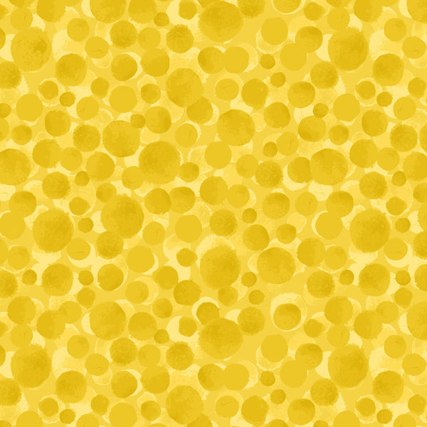 Great blender collection, now available in 37 permanent shades. Old favourites are there along with the colours that are most in demand. With 7 shades in each ‘Bumbleberries’ they are a fabulous blender to match any sewing project. This is the rich Yellow colourway. Available to buy in quarter metre increments