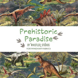 Fat Quarter Bundle - Prehistoric Paradise (15) + Panel
