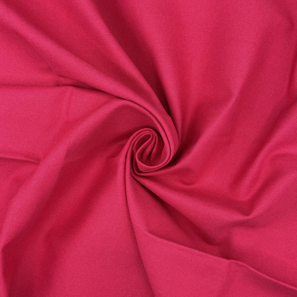 Washed 100% Cotton Canvas available in 20 shades, This being the cerise pink colourway
Available to buy in half metre increments at Fabric Focus Edinburgh