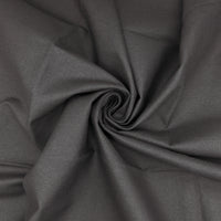 Washed 100% Cotton Canvas available in 20 shades, This being the neutral dark grey colourway
Available to buy in half metre increments at Fabric Focus Edinburgh