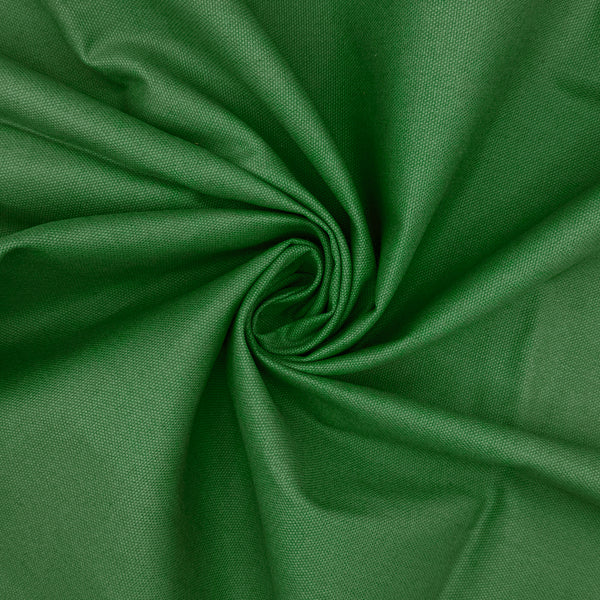 Washed 100% Cotton Canvas available in 20 shades, This being the emerald green colourway
Available to buy in half metre increments at Fabric Focus Edinburgh