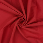Washed 100% Cotton Canvas available in 20 shades, This being the bright red colourway
Available to buy in half metre increments at Fabric Focus Edinburgh