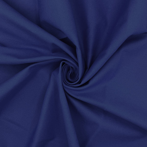 Washed 100% Cotton Canvas available in 20 shades, This being the rich royal blue colourway
Available to buy in half metre increments at Fabric Focus Edinburgh