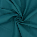 Washed 100% Cotton Canvas available in 20 shades, This being the rich teal colourway
Available to buy in half metre increments at Fabric Focus Edinburgh