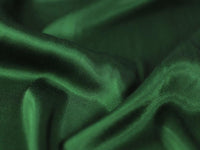 Gorgeous viscose satin in gorgeous emerald green shade from Fabric Godmother and available at Fabric Focus.