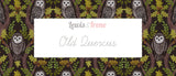 Old Quercus - Wise Owls on Light Gold A932A