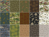 Fat Quarter Bundle - Prehistoric Paradise (15) + Panel