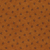 A Vintage Christmas is a New Collection by Kansas Troubles. Small stylised Holly berries on gold colourway. Sold in quarter metre increments.