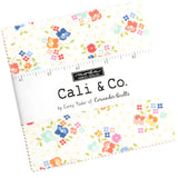 Floral fabric pack with 'Cali & Co.' branding on a white background