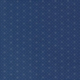 Denim & Daisies white eyelet pattern on a midnight blue background from Fig Tree Co for Moda. Sold in quarter metre increments.