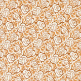 Denim & Daisies orange roses on an off white background from Fig Tree Co for Moda. Sold in quarter metre increments at Fabric Focus