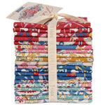 Fat Quarter Bundles.  Beautifully co-ordinated fabrics for all of your sewing projects. Each fat quarter measures approx 45cm x 56cm. Great for cushions, bags, quilts, patchwork, dolls clothes, bunting, crafts and SEW much more This collection features Jubilee by Tilda. 20 individual fat quarters