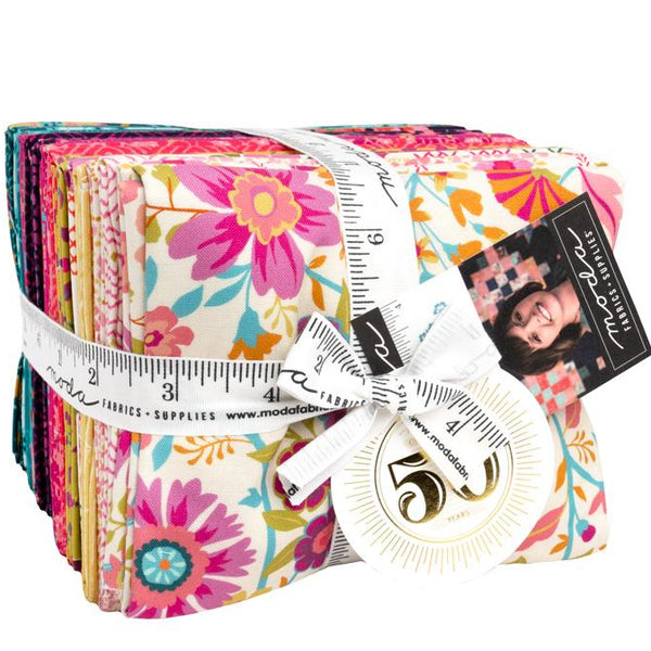 Fat Quarter Bundles. Each fat quarter measures approx 45cm x 56cm.
The new collection from Cystal Manning for Moda (27). Sold at Fabric Focus