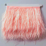 Ostrich Feather Trim - Pale Pink