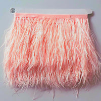 Ostrich Feather Trim - Pale Pink